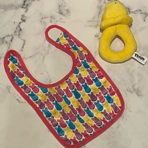 Peeps Bib & Rattle Set